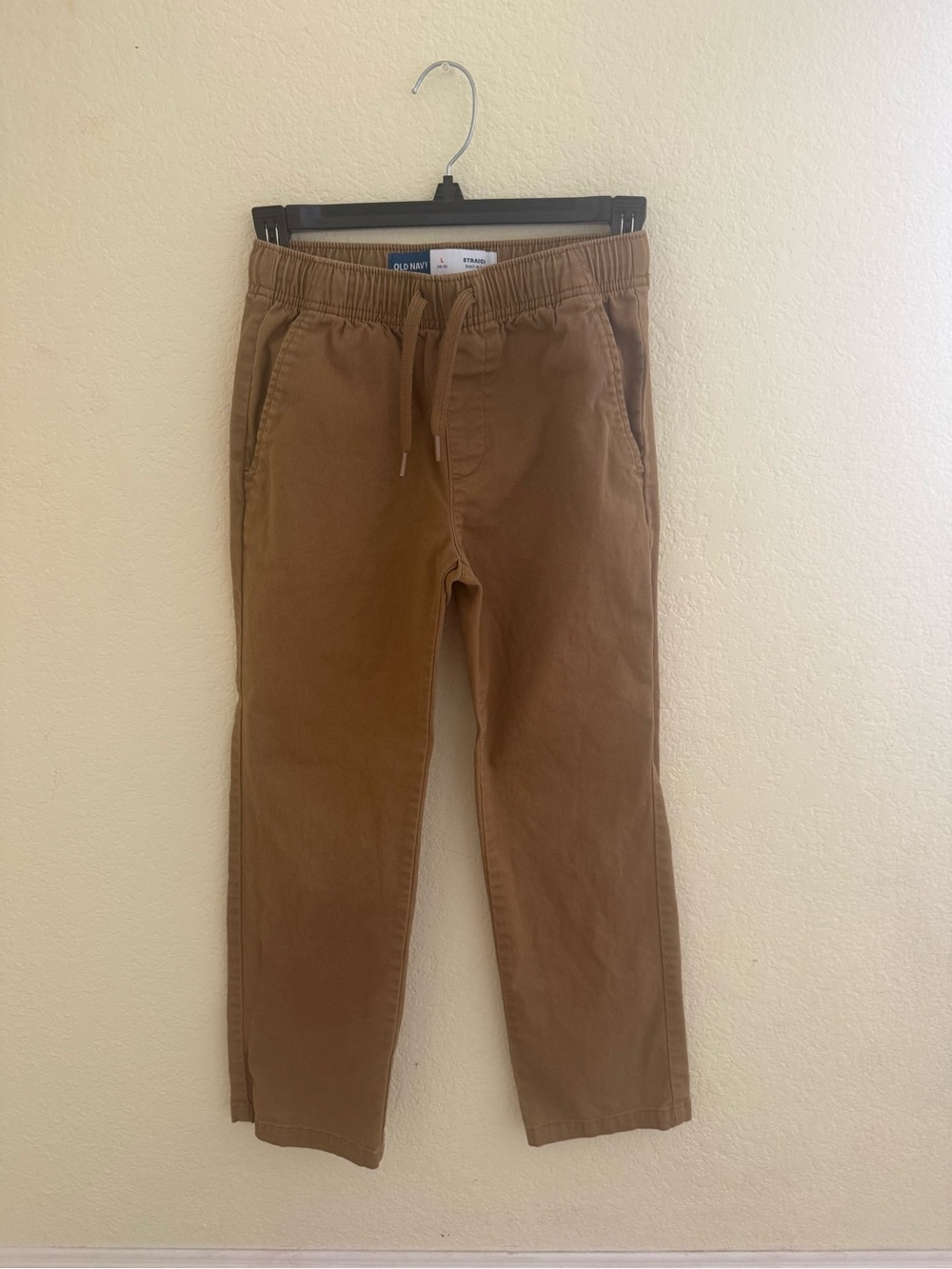 Old Navy Kids Tan Drawstring Chinos